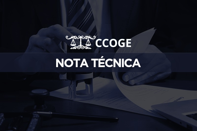 CCOGE emite nota sobre PL que suspende protesto de títulos nos cartórios